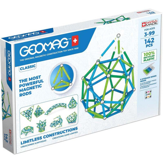 Geomag Classic Grønn Line 142 Deler Geomag Classic Grønn Line 142 Deler