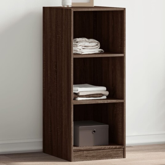 Garderobe brun eik 48x41x102 cm konstruert tre Garderobe brun eik 48x41x102 cm konstruert tre