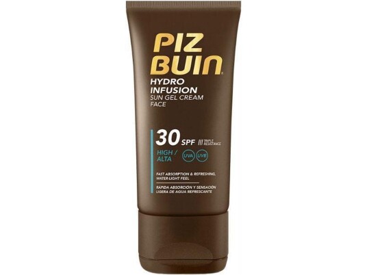 Piz Buin Hydro Infusion Solkrem Gel Ansikt Rør Fuktighetsgivende Alle Hudtyper 50 Ml Piz Buin Hydro Infusion Solkrem Gel Ansikt Rør Fuktighetsgivende Alle Hudtyper 50 Ml