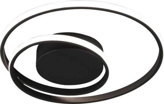 Trio Lighting Zibal LED plafond matt sort - Matt svart Trio Lighting Zibal LED plafond matt sort - Matt svart