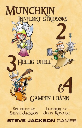 Munchkin tilleggssett 1 (2-3-4) - Brettspill fra Outland Munchkin tilleggssett 1 (2-3-4) - Brettspill fra Outland