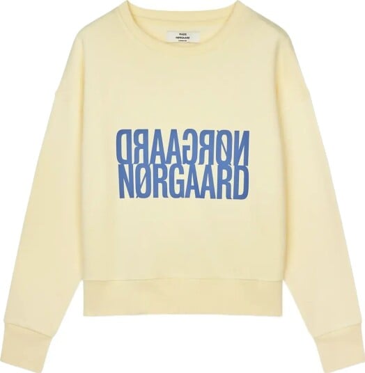 Mads Nørgaard Original Sweat Tilvina Sweatshirt Yellow L Mads Nørgaard Original Sweat Tilvina Sweatshirt Yellow L