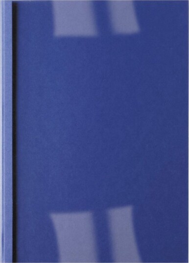 Gbc Gbc Leathergrain 1.5 Mm A4 210 X 297 Mm 15 Ark 150 Mikroner Kongeblå 240 G/M² 100 Stk Termobindeperm