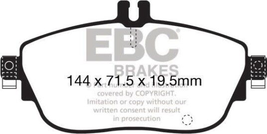 Bremseklosser EBC Brakes DP42165R