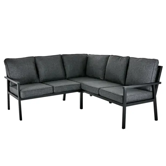 Brafab Rana hjørnesofa høy svart Brafab Rana hjørnesofa høy svart