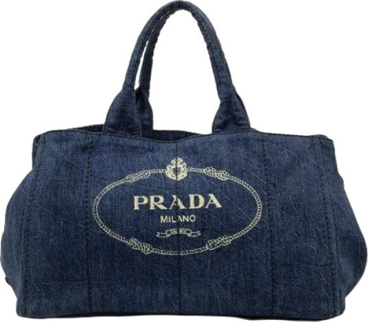 Prada Vintage Dame Blå