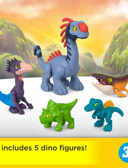 Imaginext Imaginext Jurassic World Rebirth Set With 6 Action Figures, Launcher & Accessories - Multi/patterned - ONE SIZE Imaginext Imaginext Jurassic World Rebirth Set With 6 Action Figures, Launcher & Accessories - Multi/patterned - ONE SIZE