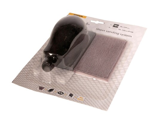 Mirka Slipepad 8391402311 70x125mm + Sliperist P120 3 stk Mirka Slipepad 8391402311 70x125mm + Sliperist P120 3 stk