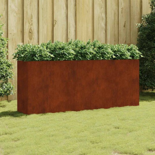Høybed 200x40x80 cm cortenstål