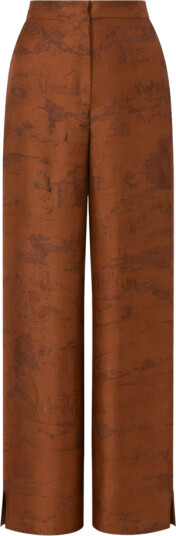 Max Mara Studio Dame Bukser Brun S, Max Mara Studio Dame Bukser Brun S,