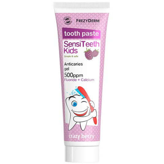 FrezyDerm Barnetannkrem SensiTeeth KIDS Xylitol 50 ml