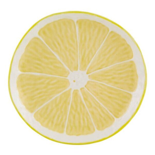 Bordallo Pinheiro   Citron asjett 22 cm sitron gul