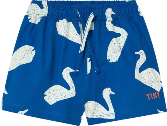 Tiny Cottons Badeshorts BIG Svaner Blå Tiny Cottons 6 år 116 Badetøy