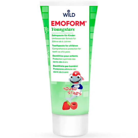 Xylitol Børnetannkrem EMOFORM Youngstars Red Berries 75ml Xylitol Børnetannkrem EMOFORM Youngstars Red Berries 75ml