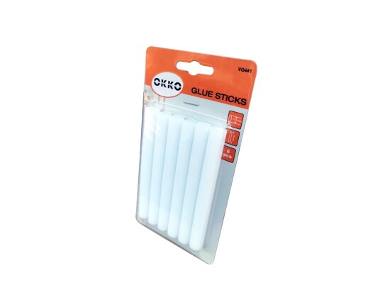 Okko Glue Sticks 6Pcs Set 11 2x100mm White