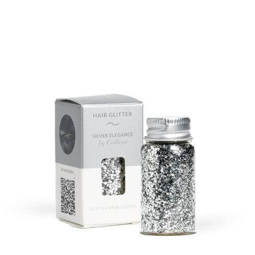 Glitter Eco Lovers Silver Elegance Hair Glitter 8g