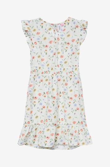 Vero Moda Girl Kjole vmJosie Marigold SL Short Dress Wvn Grå
