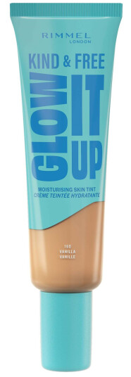 Rimmel Kind & Free Glow It Up Fuktighetsgivende Foundation Vanilla 160