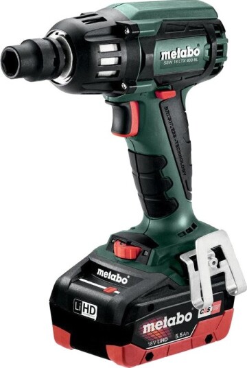 Metabo Muttertrekker SSW 18 LTX 400 18 v, Børsteløs Motor, 400 nm