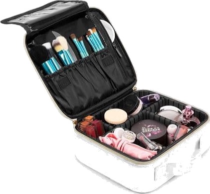 UNIQ makeup reiseveske Toalettveske / Kosmetisk veske for all din sminke Hvit UNIQ makeup reiseveske Toalettveske / Kosmetisk veske for all din sminke Hvit