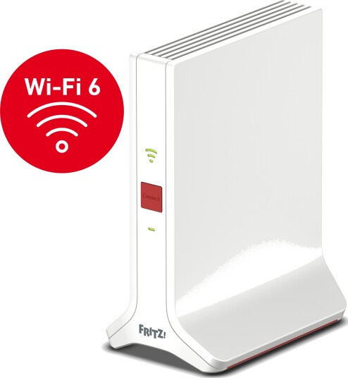 Fritz! Repeater 3000 Ax Rekkeviddeutvider For Wi-Fi 1Gbe Wi-Fi 6 2.4 Ghz 1 Bånd 5 Ghz 2 Bånd 