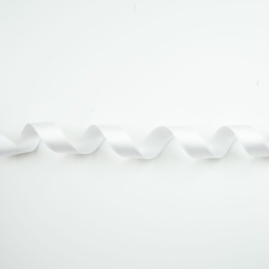 Satengbånd 10mm, 405 Bridal White