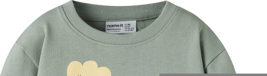 Name It Collegegenser NmfVasacha Green Miljø/Flower Power Name It 5 år 110 Collegegenser Grønn