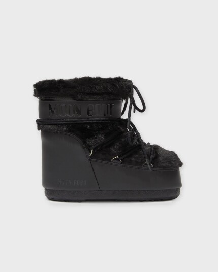 Moon Boot Icon Low Faux-Fur Black 36/38 Moon Boot Icon Low Faux-Fur Black 36/38