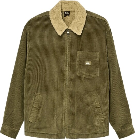 Quiksilver Sherpa Harrington Jacket Khaki green XXL