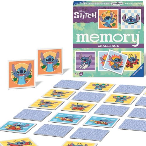 Ravensburger Disney Stitch Challenge Memory Spill med 64 Kort for Barn 6+ Ravensburger Disney Stitch Challenge Memory Spill med 64 Kort for Barn 6+
