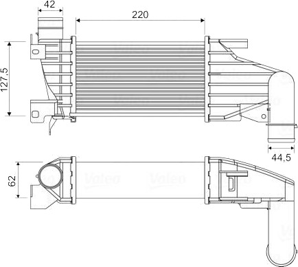 Intercooler VALEO 818555