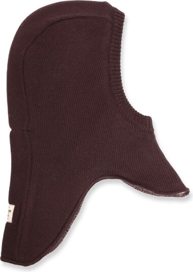 MINI A TURE Matjork Fleece Lined Balaclava. Rws Burgundy 18/24M