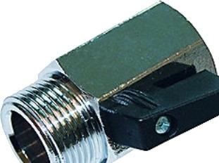 Kuglehane 1/2"" M.N Forkromet. Med Håndtag Kuglehane 1/2"" M.N Forkromet. Med Håndtag