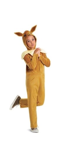 Disguise Pokemon Jumpsuit med hette Classic Eevee 128 cm