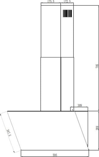Jgnordic PE341-60SR Vegghengt Ventilator