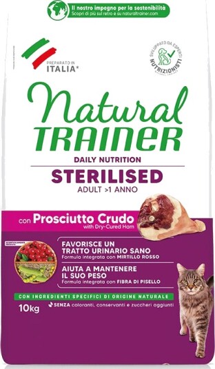 Natural Trainer Tørrfôr Sterilisert Skinke 2 X 10 kg