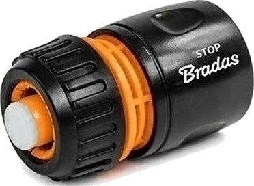 Hageslange Bradas Hurtigkobling med stopp for 1/2"
