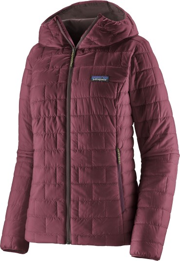 Patagonia Women"s Nano Puff Hoody Berry Fig M