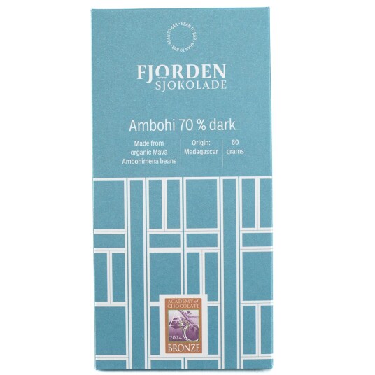 Fjorden Sjokolade Ambohi 70% Dark