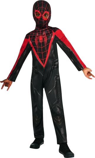 Rubies Kostymer   Marvel Miles Morales   Rubies   5 6 år (110 116)   Kostymer Rød Svart