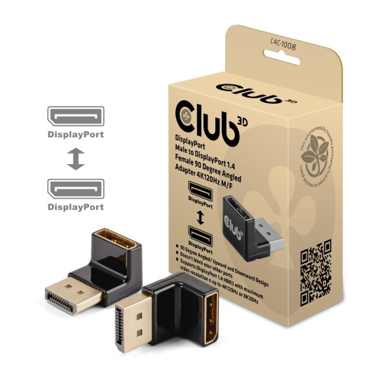 Club 3D Displayport Male To Club 3D Displayport Male To