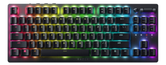 Razer Deathstalker V2 Pro TKL Gamingtastatur Trådløs Nordisk Layout Rød Razer Deathstalker V2 Pro TKL Gamingtastatur Trådløs Nordisk Layout Rød