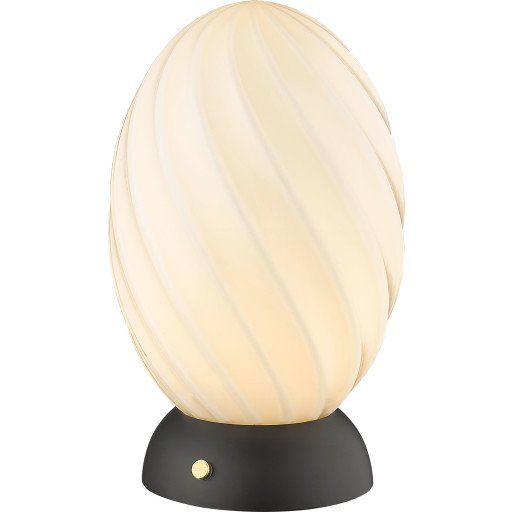 Halo Design Twist Oval Bordlampe Opal/ Sort