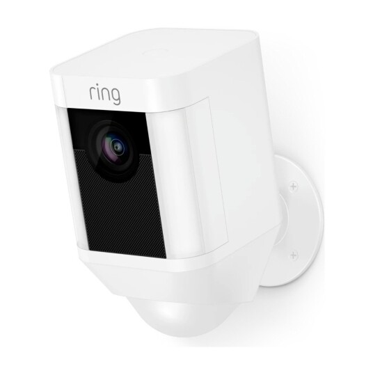 Ring Overvåkningskamera Spotlight Cam Battery WiFi Hvit Ring Overvåkningskamera Spotlight Cam Battery WiFi Hvit