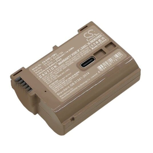 Nikon D3X batteri (2050 mAh 7 V, Sort)