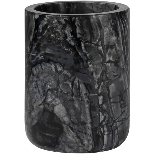Mette Ditmer Marble tannbørsteholder 10 cm Sort-grå