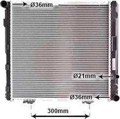 VAN WEZEL 30002126 Radiator motorkjøling VAN WEZEL 30002126 Radiator motorkjøling
