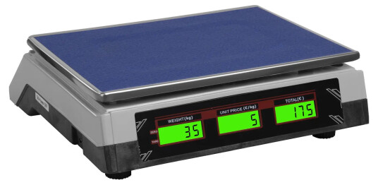 Steinberg Systems Butikkvekt  35 kg / 2 g  Hvit  LCD 10030337