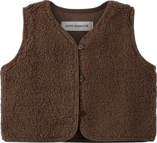 Sofie Schnoor Baby and Kids Rebakb Vest Brown 92