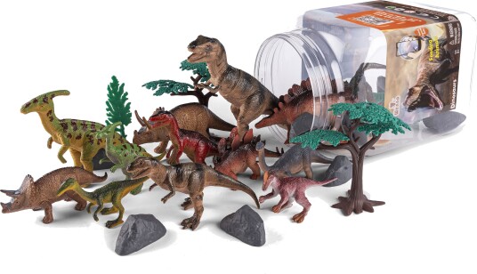 Animal Planet Dino Lekesett 30 Deler I Bøtte 22x14 cm 3+ År
